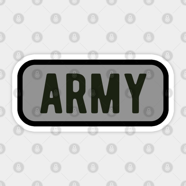 Army Sticker by ShirtyLife